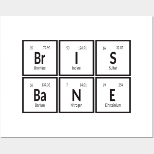 Brisbane City | Periodic Table Posters and Art